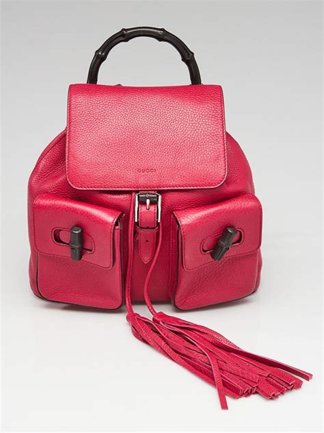 gucci backpack fushia